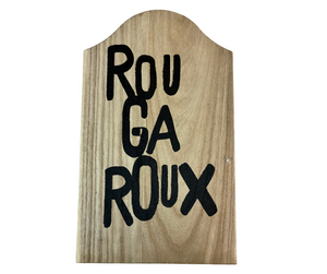 Wood "Rou Ga Roux" Cutting and Serving Board