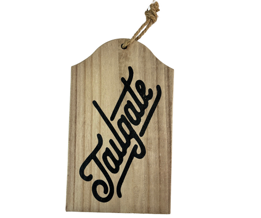 Wood "Tailgate" Cutting and Serving Board