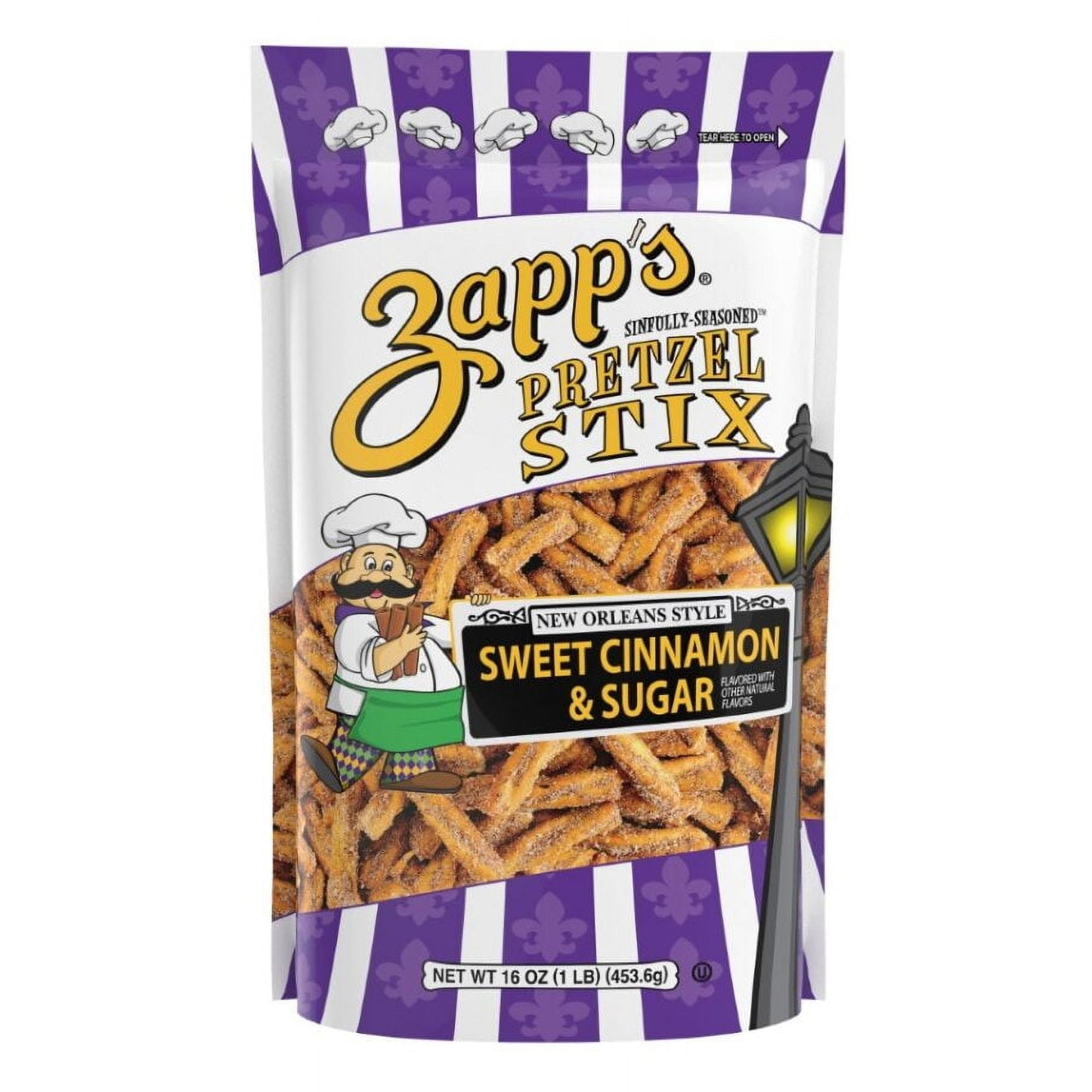 Zapp's Pretzel stick Sweet Cinnamon & Sugar