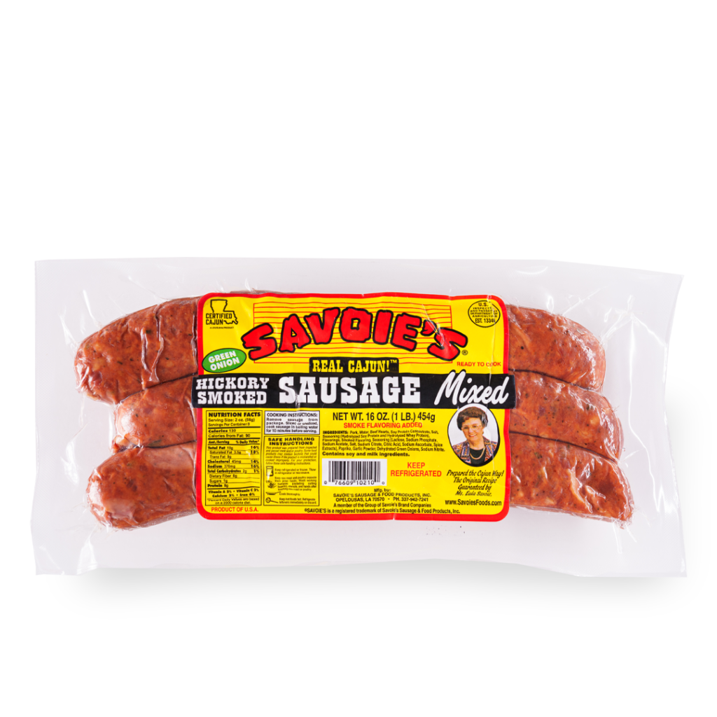 Savoie's Smoked Mixed Sausage- Green Onion