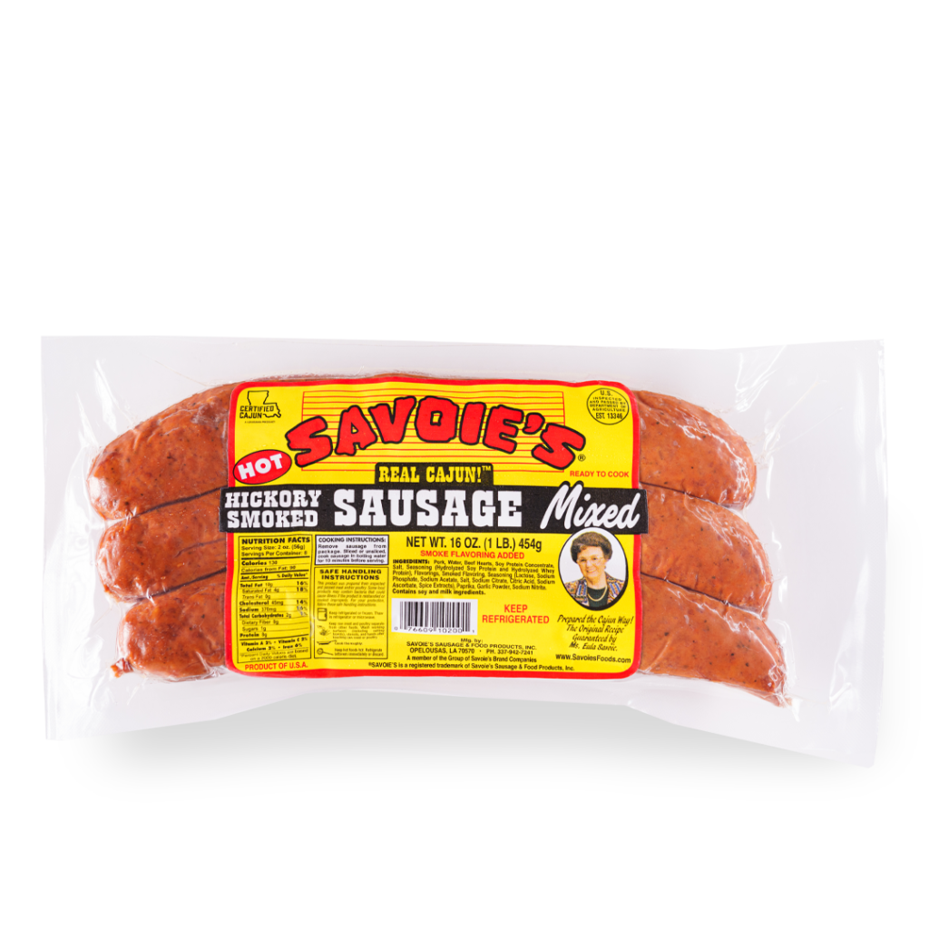 Savoie's Smoked Mixed Sausage- Hot