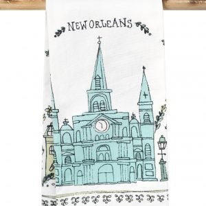 New Orleans Cathedral Kitchen Towel