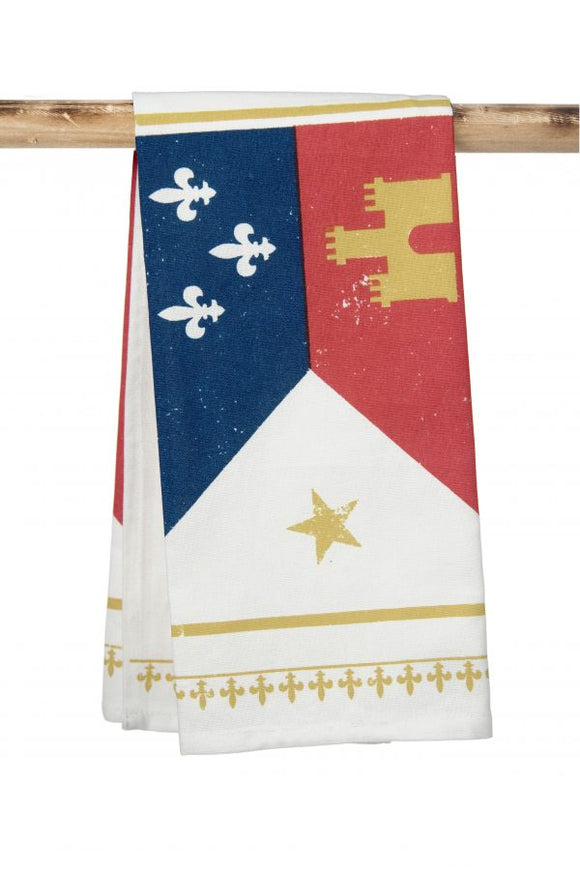 Kitchen Towel- Acadiana Flag