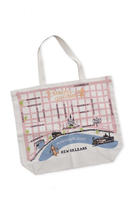 Tote Bag - French Quarter Map