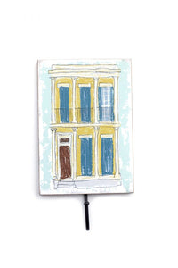 Yellow Creole Cottage Wall Hook
