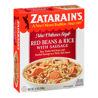 Zatarain's Red Beans & Rice with Sausage Frozen Entree