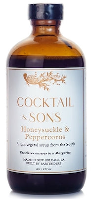 Cocktail & Sons Honeysuckle and Peppercorns Syrup
