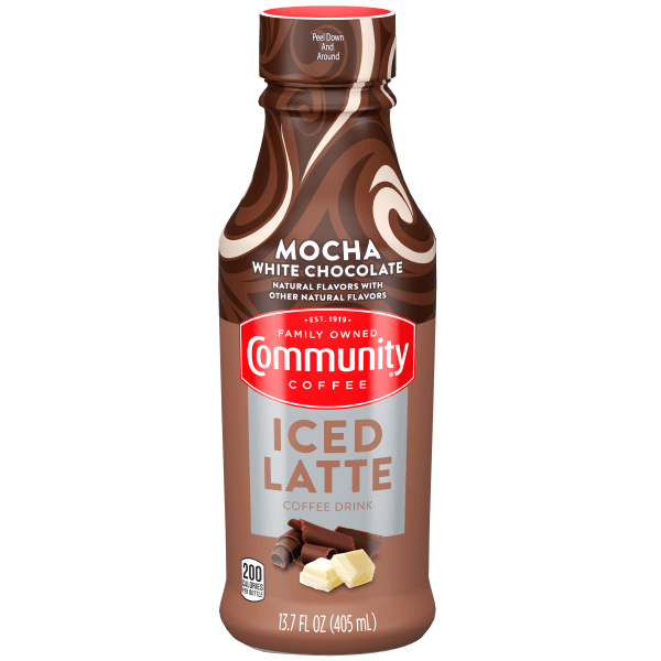 Community Coffee Mocha White Chocolate Iced Latte