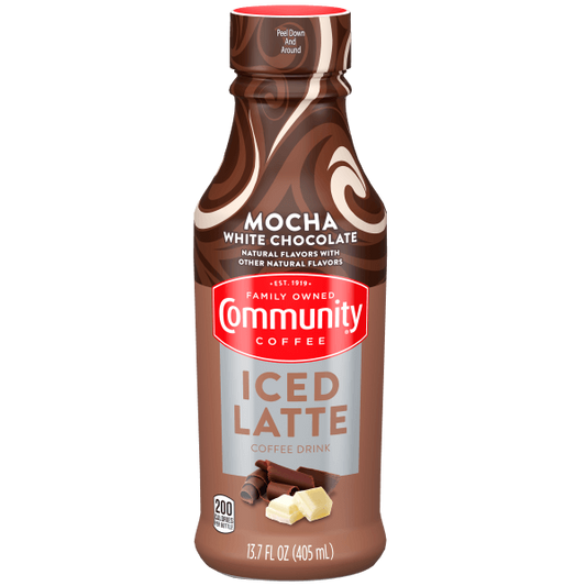 Community Coffee Mocha White Chocolate Iced Latte