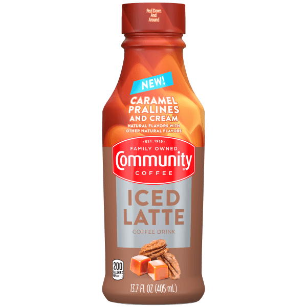 Community Coffee Caramel Pralines and Cream Iced Latte – NolaCajun