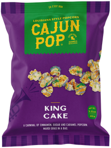 Cajun Pop Popcorn- King Cake