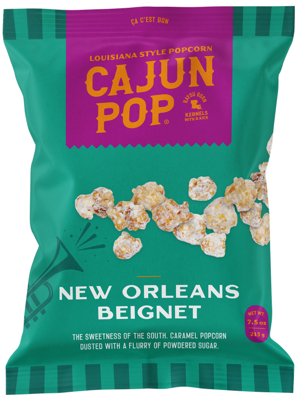 Cajun Pop Popcorn- New Orleans Beignet