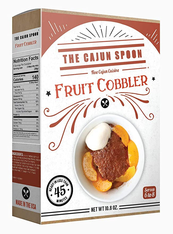Cajun Spoon Fruit Cobbler