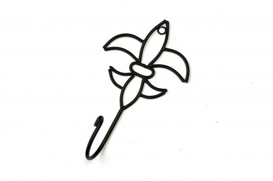 Fleur de Lis Metal Wall Hook