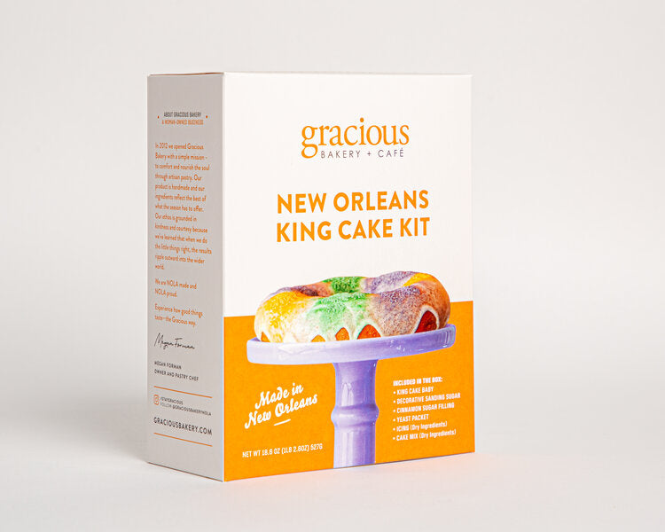 Gracious Bakery King Cake Kit