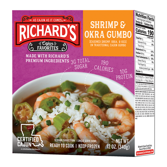 Richard's Cajun Favorites - Shrimp & Okra Gumbo
