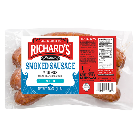Richard's Mild Smoked Pork Sausage