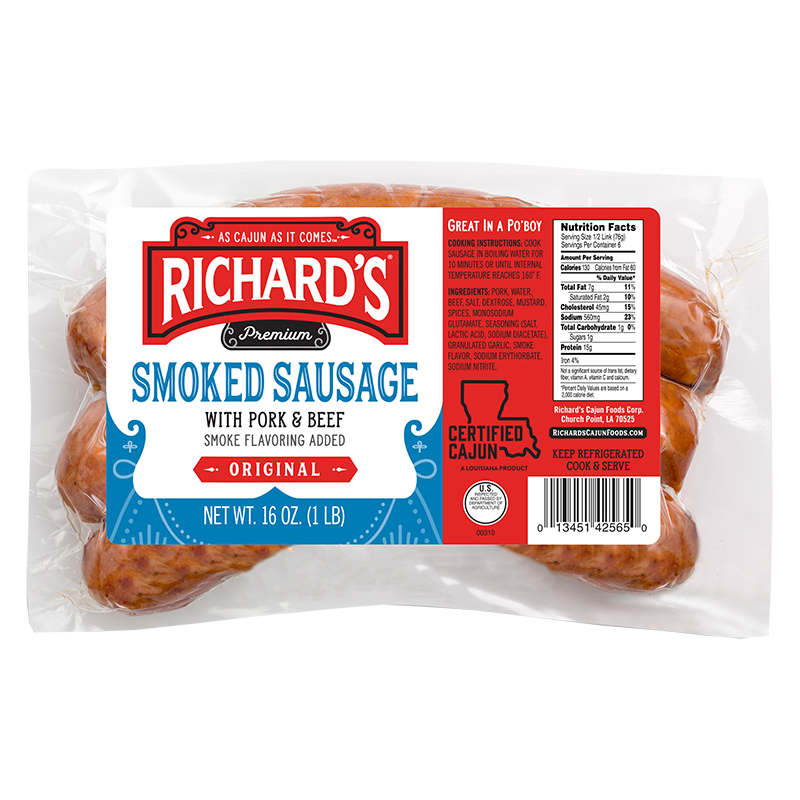 Richard's Original Smoked Pork & Beef Sausage