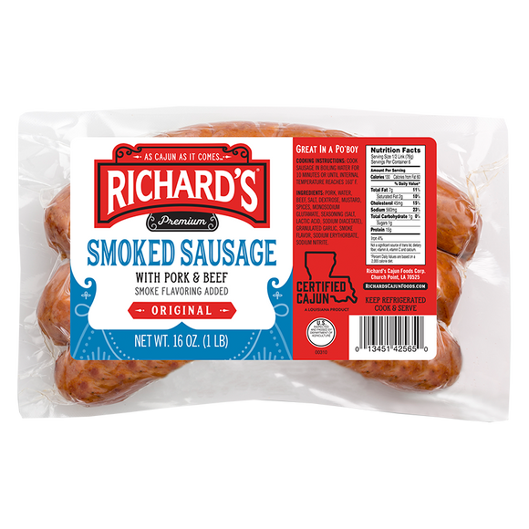 Richard's Original Smoked Pork Sausage