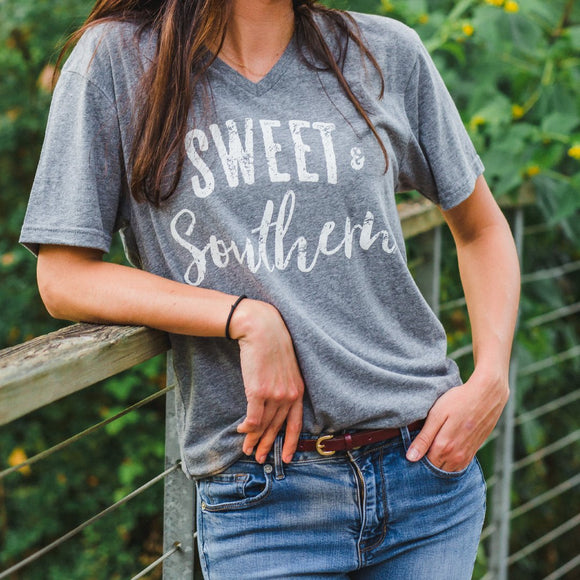 Sweet and Southern Grey Woman's Tshirt