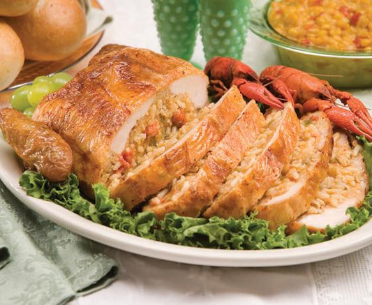 Stuffed Chicken with Crawfish Etouffee