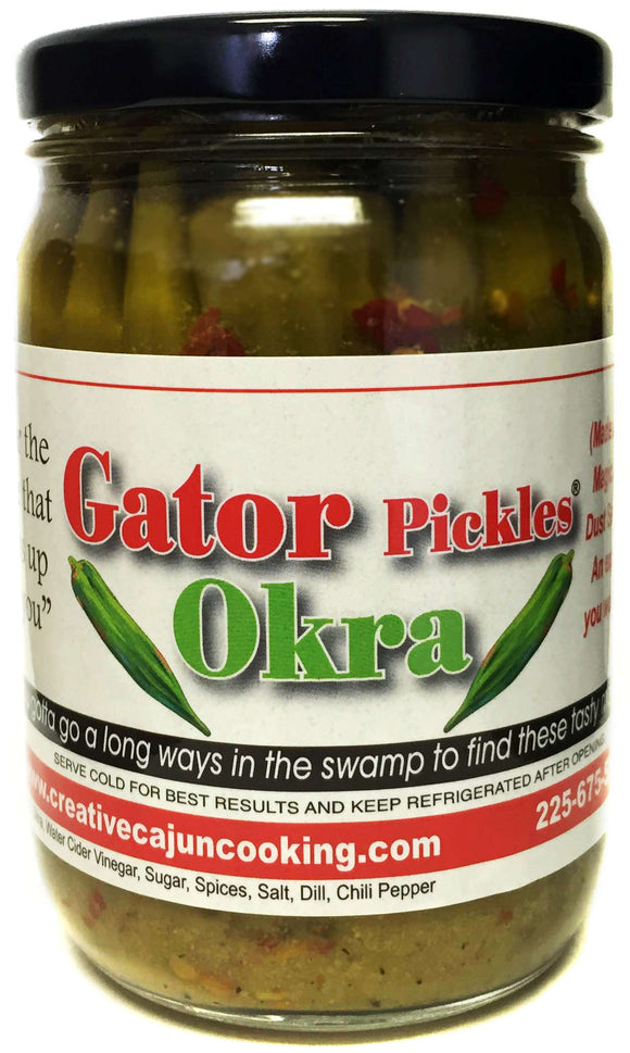 Creative Cajun Cooking Gator Pickles Okra