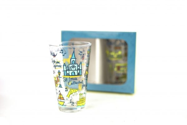 New Orleans Juice Glasses Set of 2