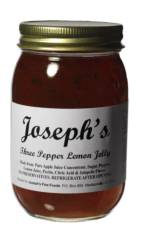 Joseph's Three Pepper Lemon Jelly