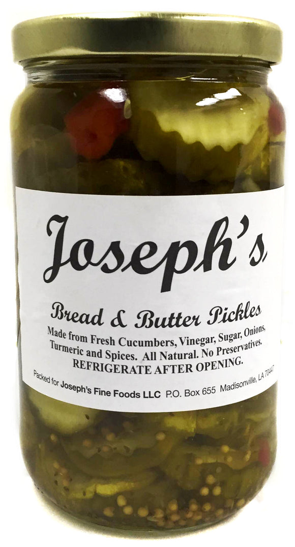 Joseph's Bread & Butter Pickles