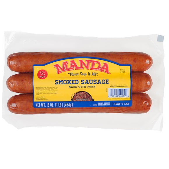 Manda Hot Smoked Sausage