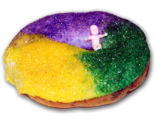 NolaCajun Gourmet Filled Baby King Cake