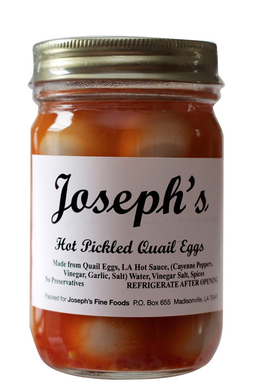 Joseph's Hot Pickled Quail Eggs