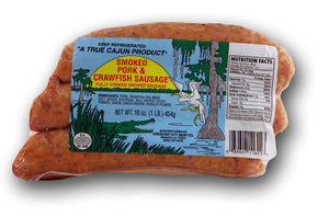 Crescent City Smoked Pork & Crawfish Sausage
