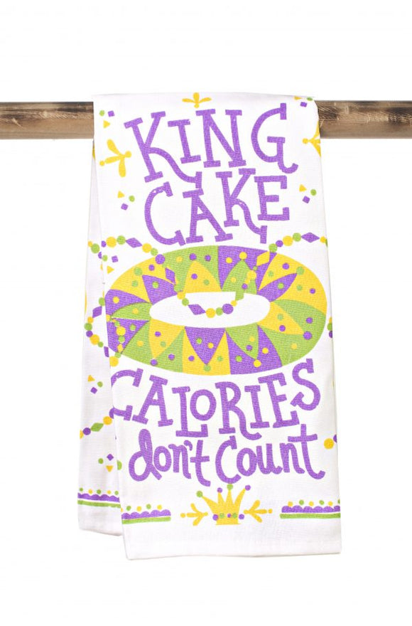 Kitchen Towel - King Cake Calories Don't Count