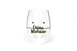 Cajun Wineaux – Stemless Wine Glass